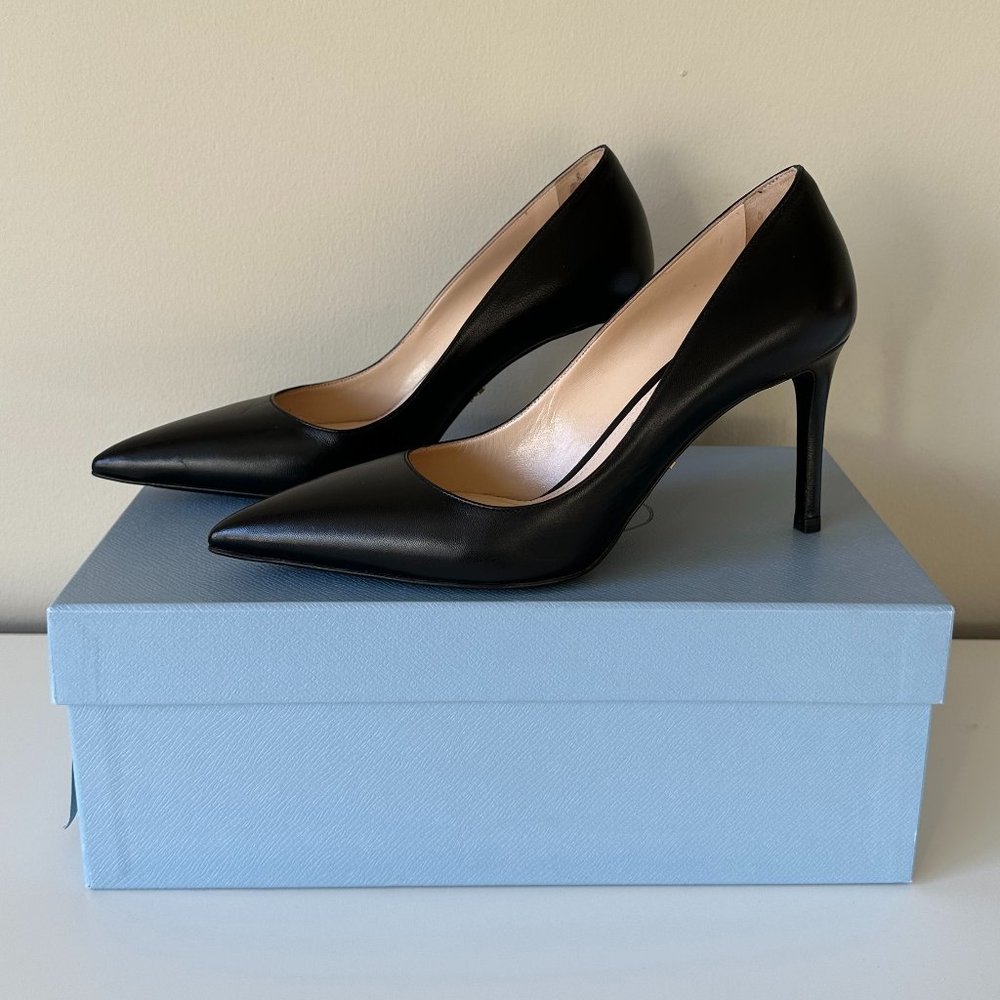 Prada Calzature Donna Capretto Nero Pump